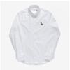 Maison Kitsune Km00488wc2010 P100 Dressed Fox Patch Mens Shirt