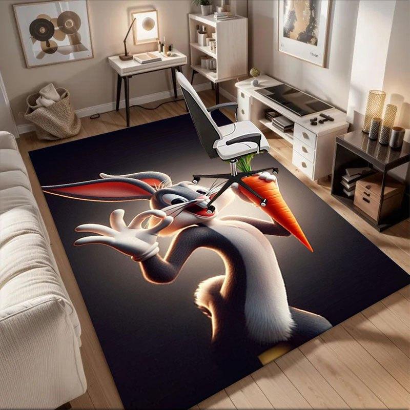 

Чохол для телефону Looney Tunes Заєць Кролик Морква Офісний килимок Домашній декор Подарунок на Хелловін та Різдво LD160 60cm by 90cm