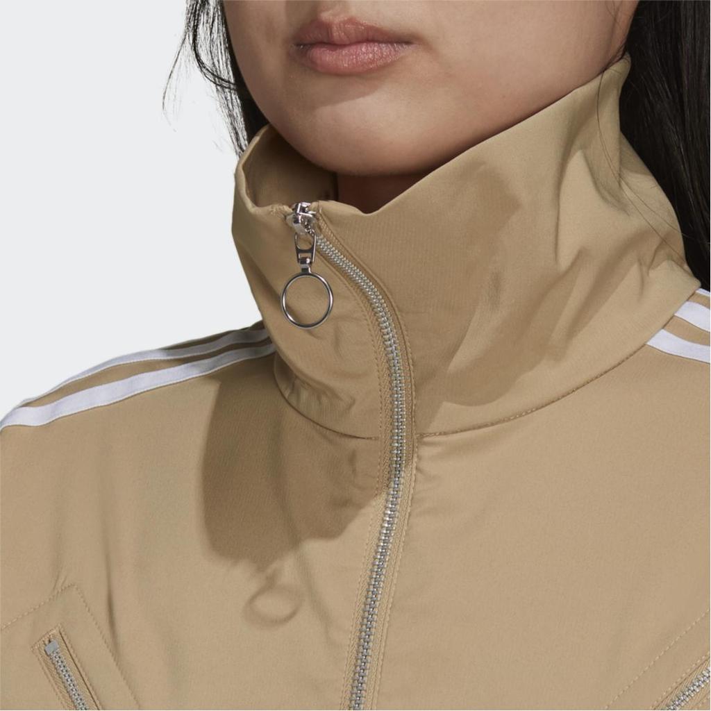 Adidas Originals Parley Boilersuit Logo Striped Solid Color Long Sleeve Jumpsuit Women Jumpsuit Light-Khaki HD2518