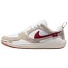 CMFT Era Breathable Low Top Vintage Basketball Shoes Women's White Red IQ3473-161