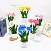 Simulation Multicolor Corn Poppy Potted Artificial Flower For Home And Photography Props