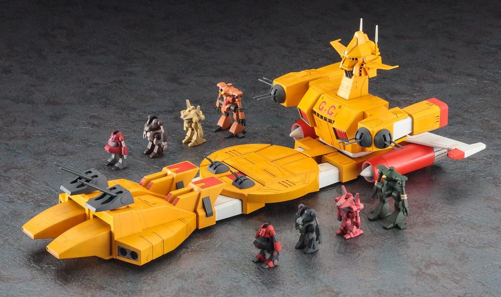 Hasegawa Creator Works Combat Mecha Xabungle Greta Gully scale plastic model 64810 1/500 color-coded