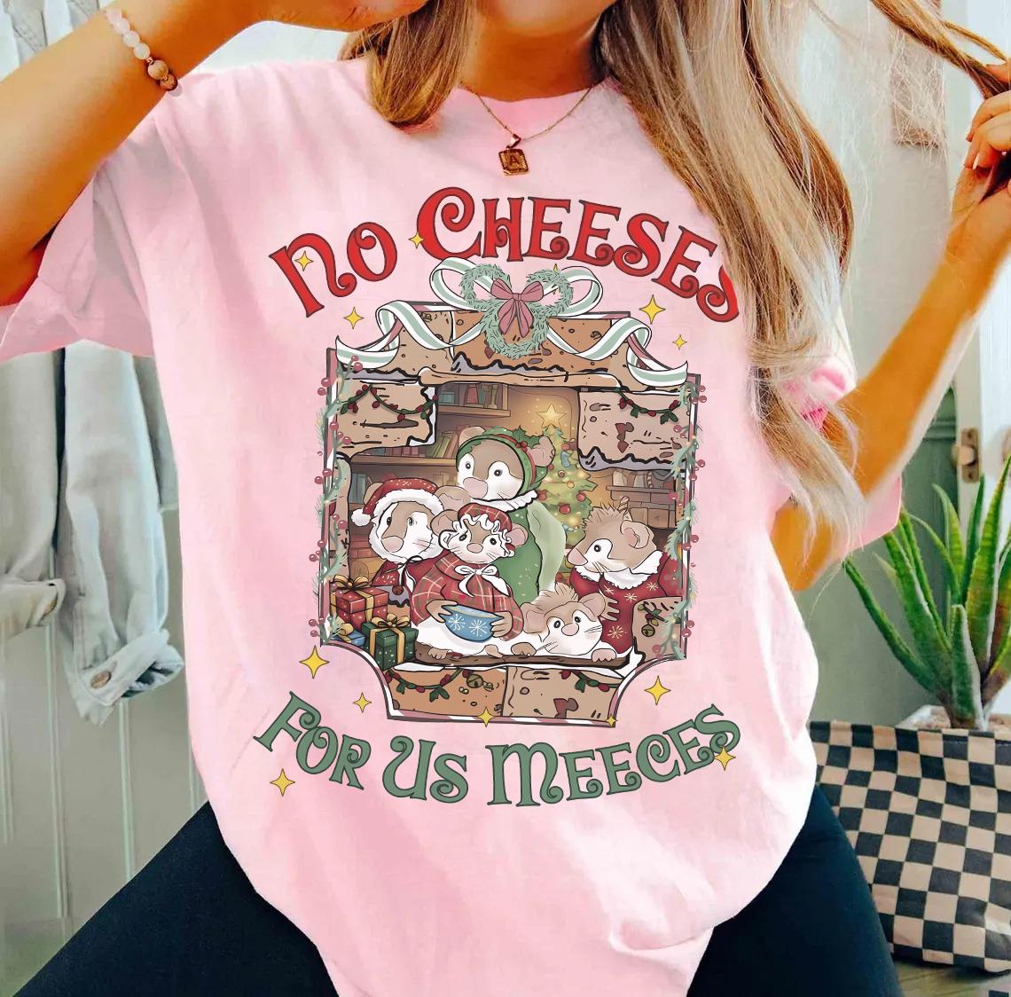 

Disney Muppet Christmas Carol Mice No Cheeses For Us Meeces TShirt The Muppets Mouse Family Xmas Shirt S