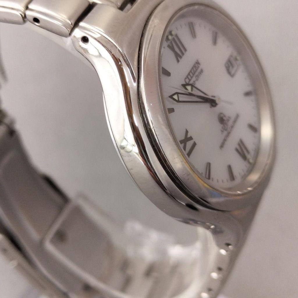 Used [Working Item] CITIZEN Atessa Eco Drive Perpetual Calendar Watch E760-K17691 Solar Titanium
