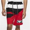 Nike Flight Color-Block Sports Shorts Men Bottoms Black White Red BV9413-658
