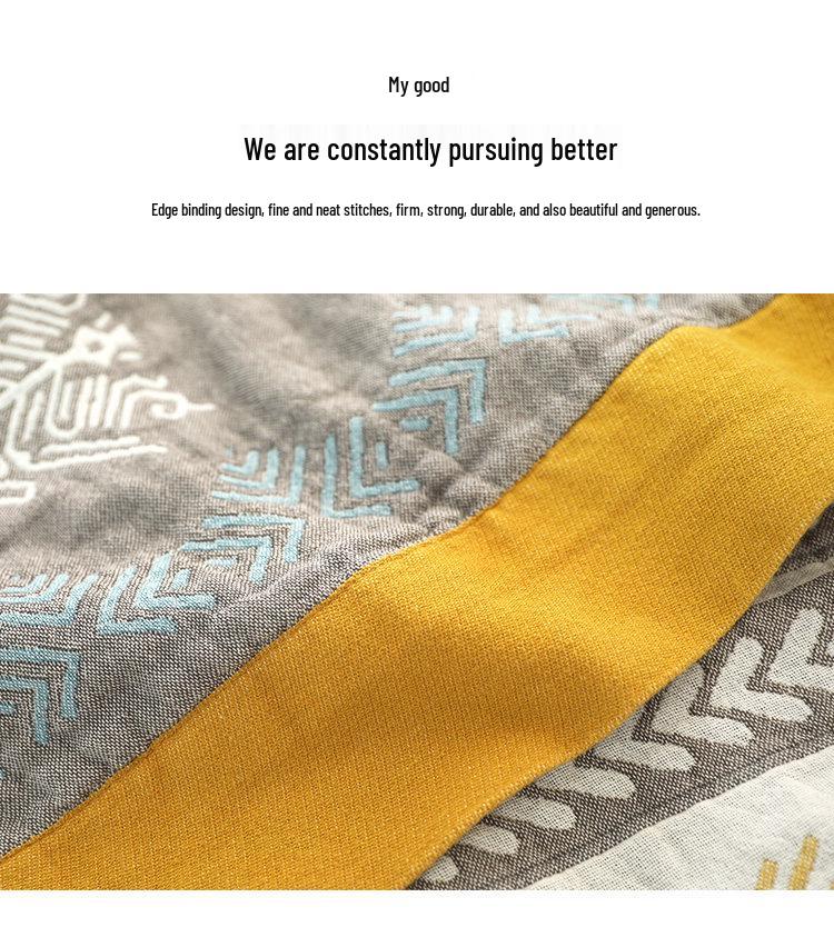 Five-Layer Gauze Summer Blanket: Thin, Cool, and Perfect for Naps