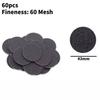 Electric Foot File Replacement Discs For Pedicure And Callus Removal With Silicon Sandpaper Head