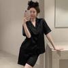 Sommerpyjama aus Eisseide im süßen Stil für Damen – kurzärmlige, coole und stylische Homewear