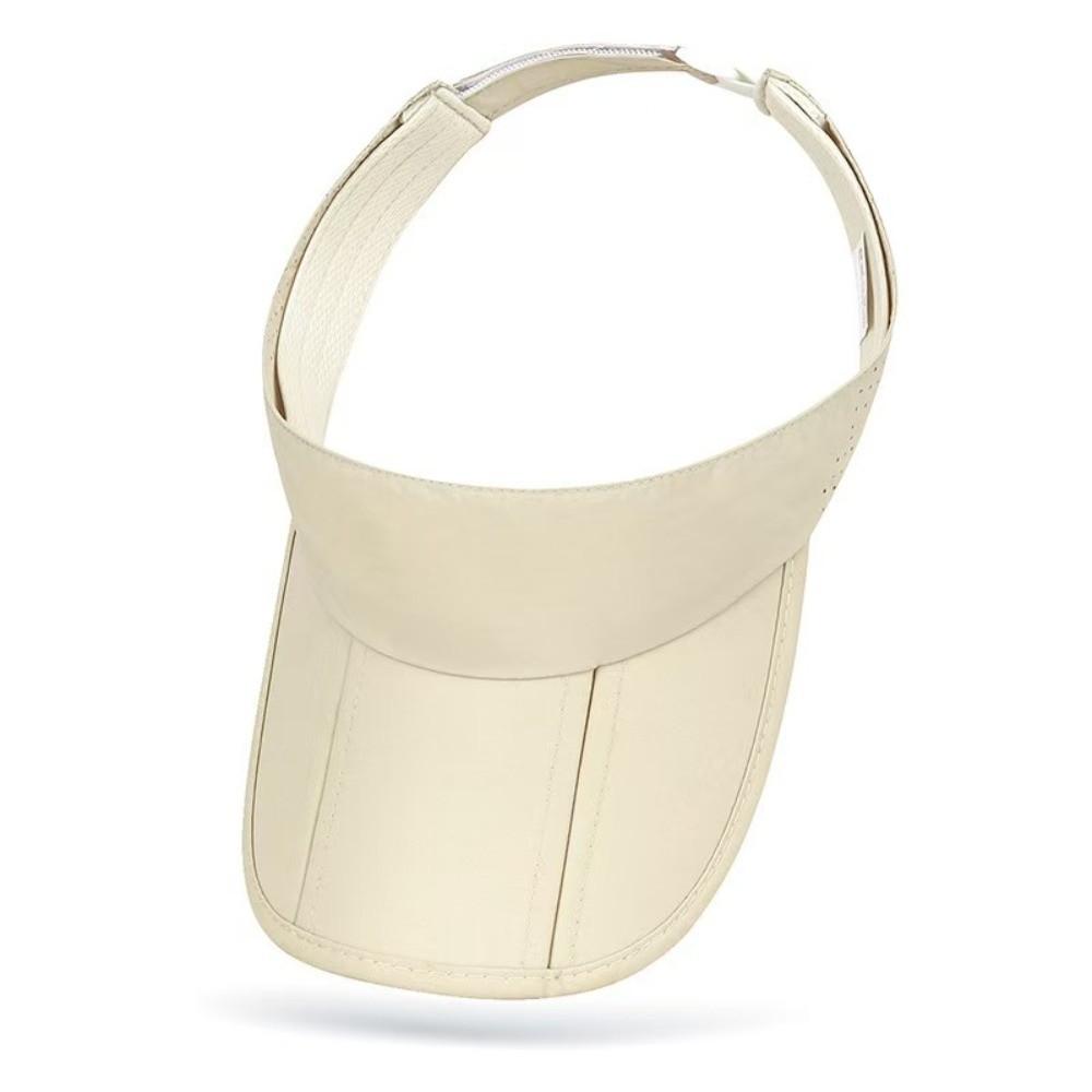 Anti-UV Foldable Sun Visor Hat Adjustable Empty Top Hat Summer Beach Hat  Travel