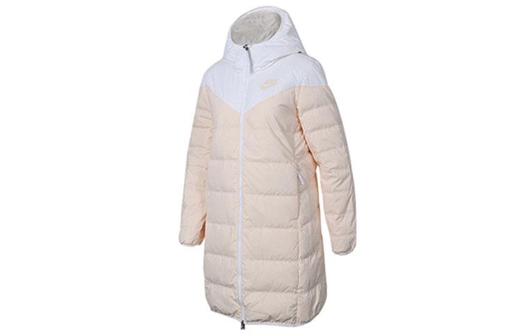 Nike Down Jackets Women s Ice Garnet Red Hooded Moderate 939441-100 XL