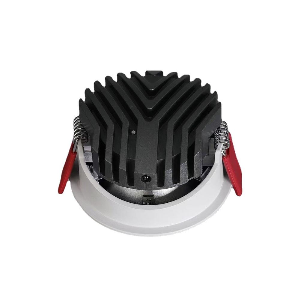 Hög ljusstyrka Djup Bländskydd Led Cob Downlight Smal Inbyggd Ultratunn 9W 12W 15W Led Takspotlight Aluminium Downlights