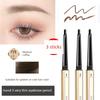 3 | Small Gold Bar Eyebrow Pencil Waterproof Long Lasting Fadeless Sweat-Proof Extremely Fine Nature Wild Eyebrow Vivid Female Beginner