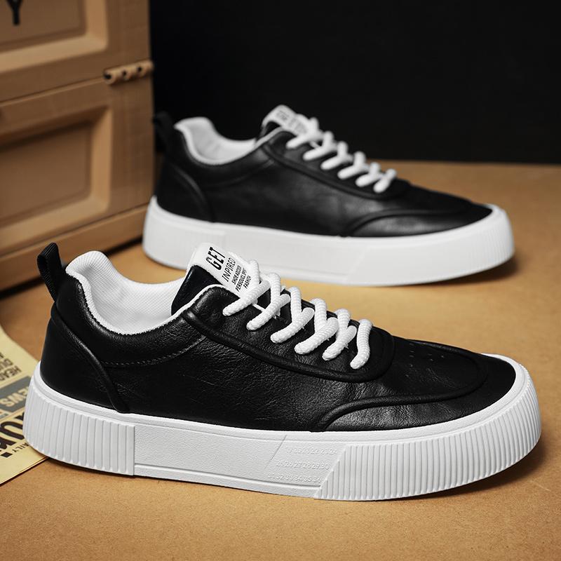 

Мужские повседневные модные парусиновые кроссовки для скейтбординга на четыре сезона, студенческие, удобные, для мальчиков, трендовые, с мягкой подошвой, дышащие 47 чёрный