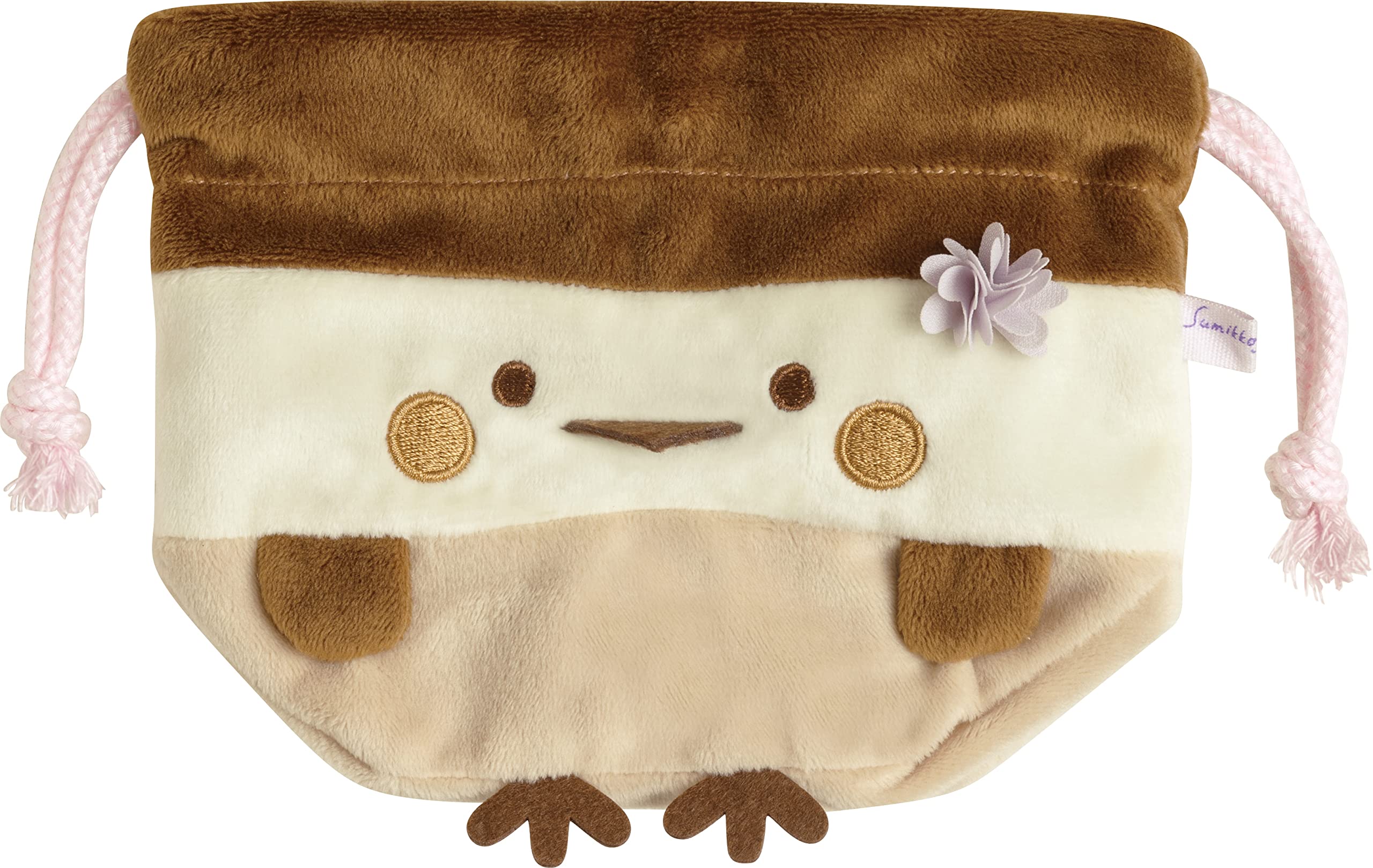 

Sumikkogurashi Всеобщий Которикко Плюшевый Мини Мешочек на Шнурке Воробей CA26301