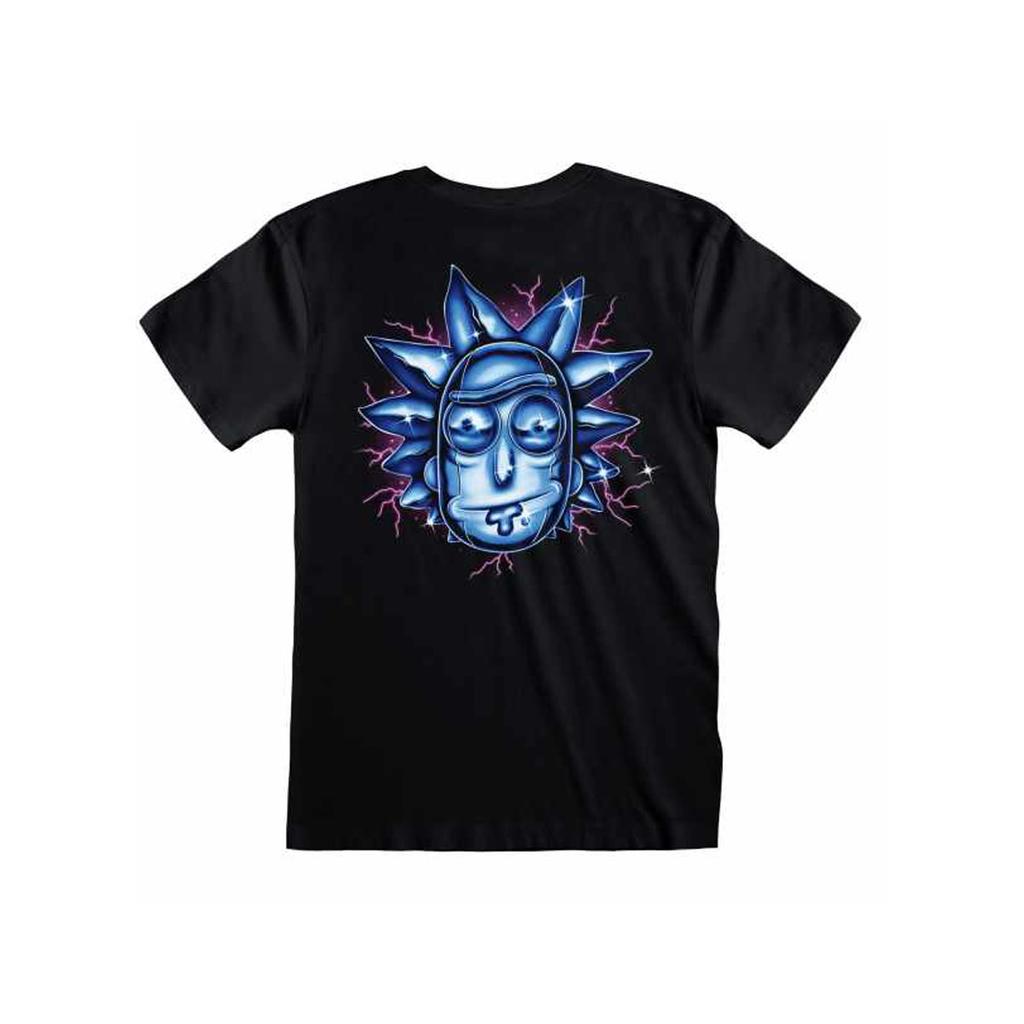 Rick And Morty Unisex Adult Chrome Effect T-Shirt