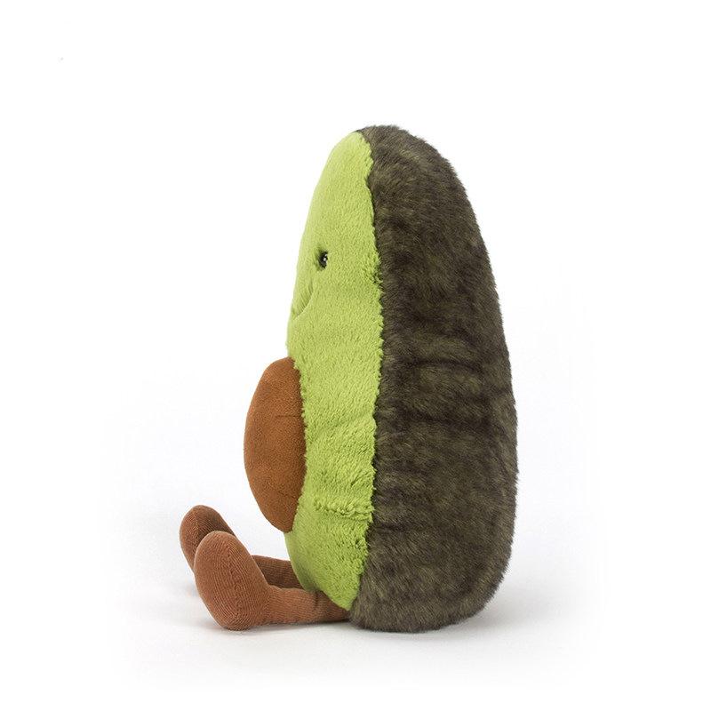 SCIONE Fun Avocado Crossbody Bag Cute Fashion Fruit Plush Soft Shoulder Bag Fashion Personality Messenger Bag