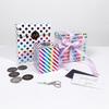 Rainbow Dots & Hearts Birthday Gift Wrapping Paper Set