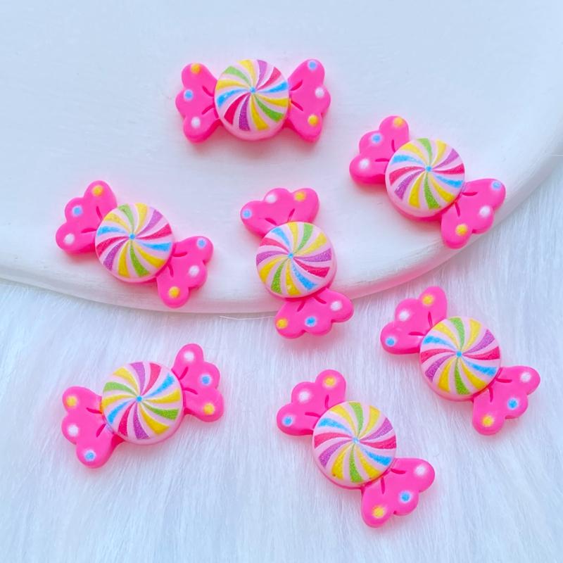 10/20Pcs New Resin Mini Candy / Lollipop Series Flat back Cabochons Scrapbooking DIY Jewelry Craft Decoration Accessories