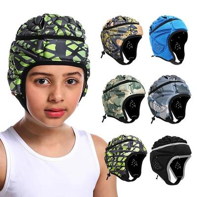 Casco de Rugby Ajustable a Prueba de Golpes Casco de Fútbol Protección para la Cabeza de Portero Fútbol Deportes al Aire Libre para Niños