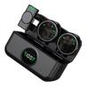 Wireless Magnetic Clip On Microphone Lavalier Lapel Mic for Live Streaming Recording with Noise Reductions Technology
