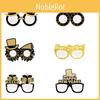 New Year Celebration Cartoon Paper Glasses And Hat Photo Props For Spring Festival Decorations