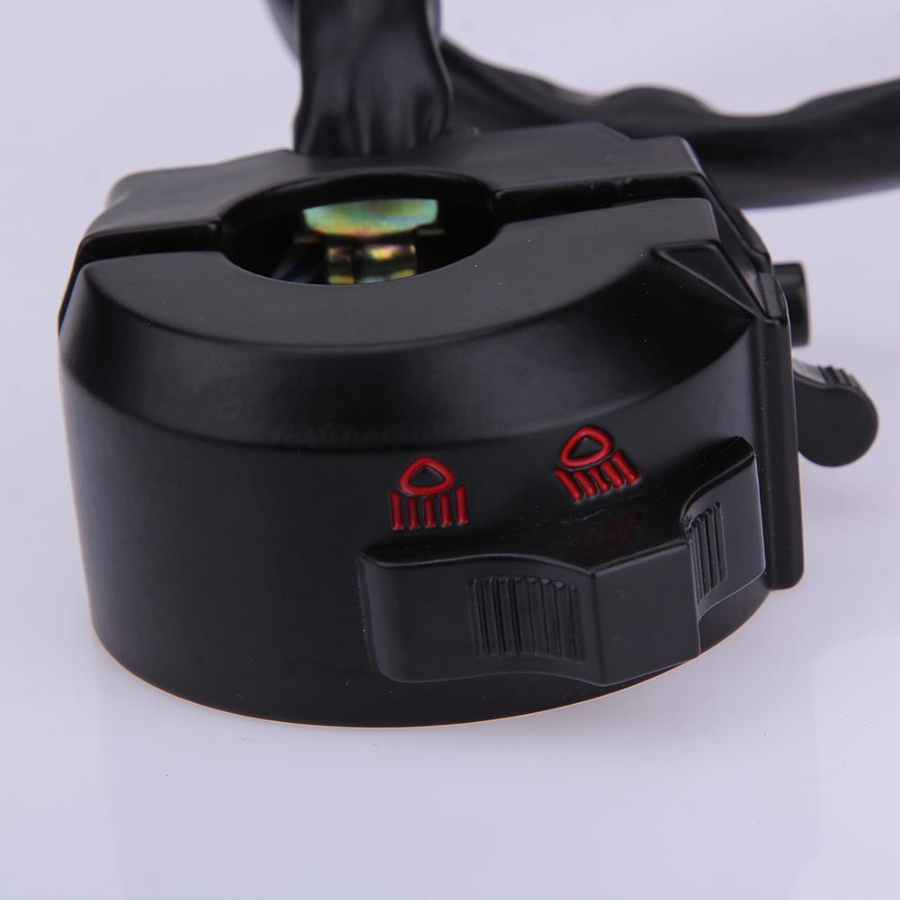 Motorcycle Motorbike ATV Handlebar Left Side Control Switch High/Low Beam Light Turn Signal Horn Switches for Honda XL XR