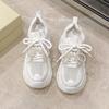 Fashion Women High Platform non-slip Sneakers Summer vulcanized Shoes 10CM Thick Sole Mesh Casual Shoes Chunky Dad Sport Sneakers