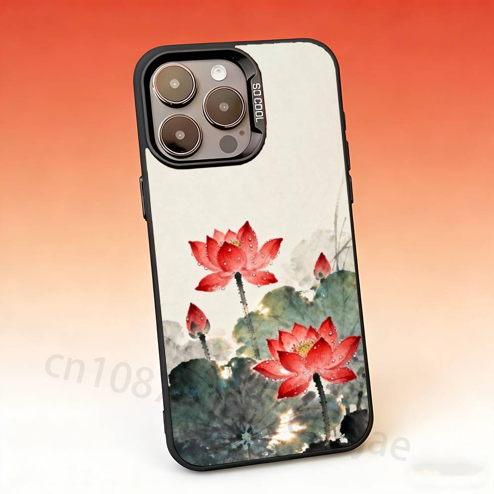 

Good Luck Lotus Phone Case For iPhone 17,16,15,14,13,12,11,Pro,Max,Plus,Mini, Matte Shockproof Case iPhone11