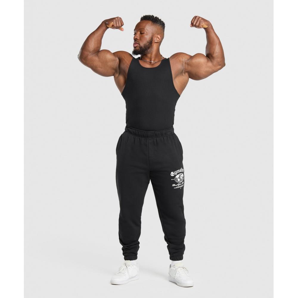 Gymshark Joggers Break Your Barriers negros A2b6m Bb2j