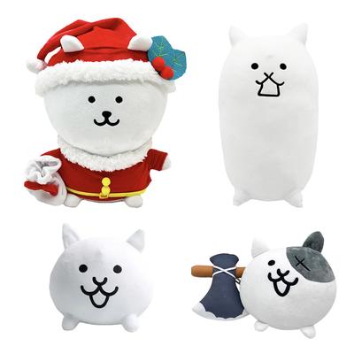 New The Battle Cats Plush Toy Great War Chritsmas Dress Stuffed Animal Soft Doll Cartoon Figure Game Gift for Kids Fans