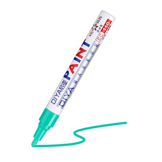 Fade-Resistant Paint Pen for Outdoor Touch-Ups Waterproof Quick-Drying Repair Pen UV-Protected Oil-Based Marker for Metal Wood Plastic