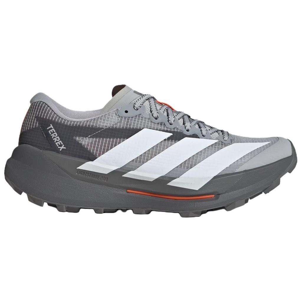 adidas Agravic Trail Running Shoes Unisex Gray White JS3518
