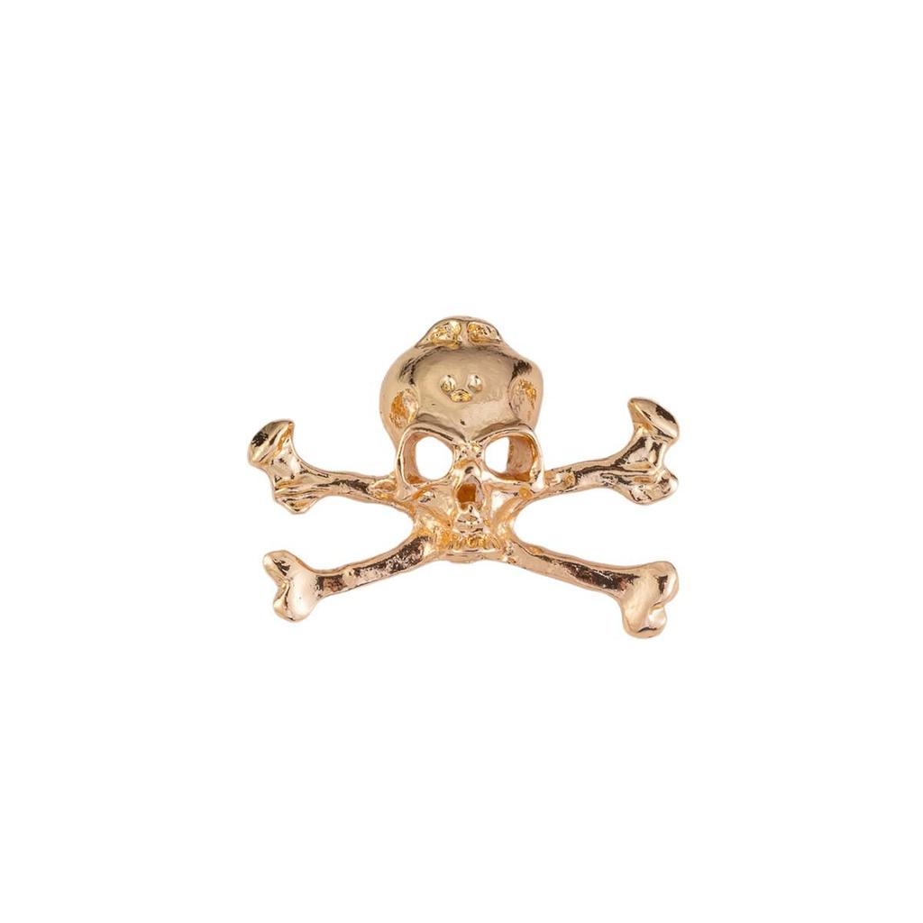 Exaggerated Punk Skull Brooch - Retro Corsage Suit Pin