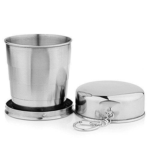zmart Stainless Steel Folding Cup Touring Cycling Outdoor Mug