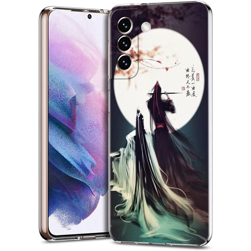 Mo Dao Zu Shi Phone Case for Samsung Galaxy S23 S20 FE S22 S21 Ultra M21 M22 M32 S10 S10E S9 S8 Plus 5G Transparent Shell Capas