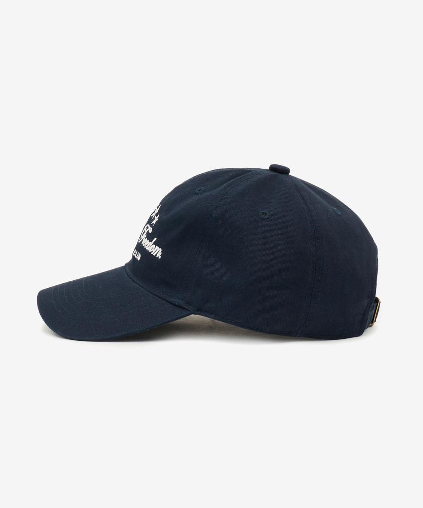 VTWO Star Basic Washed Cotton Ball Cap (Navy)