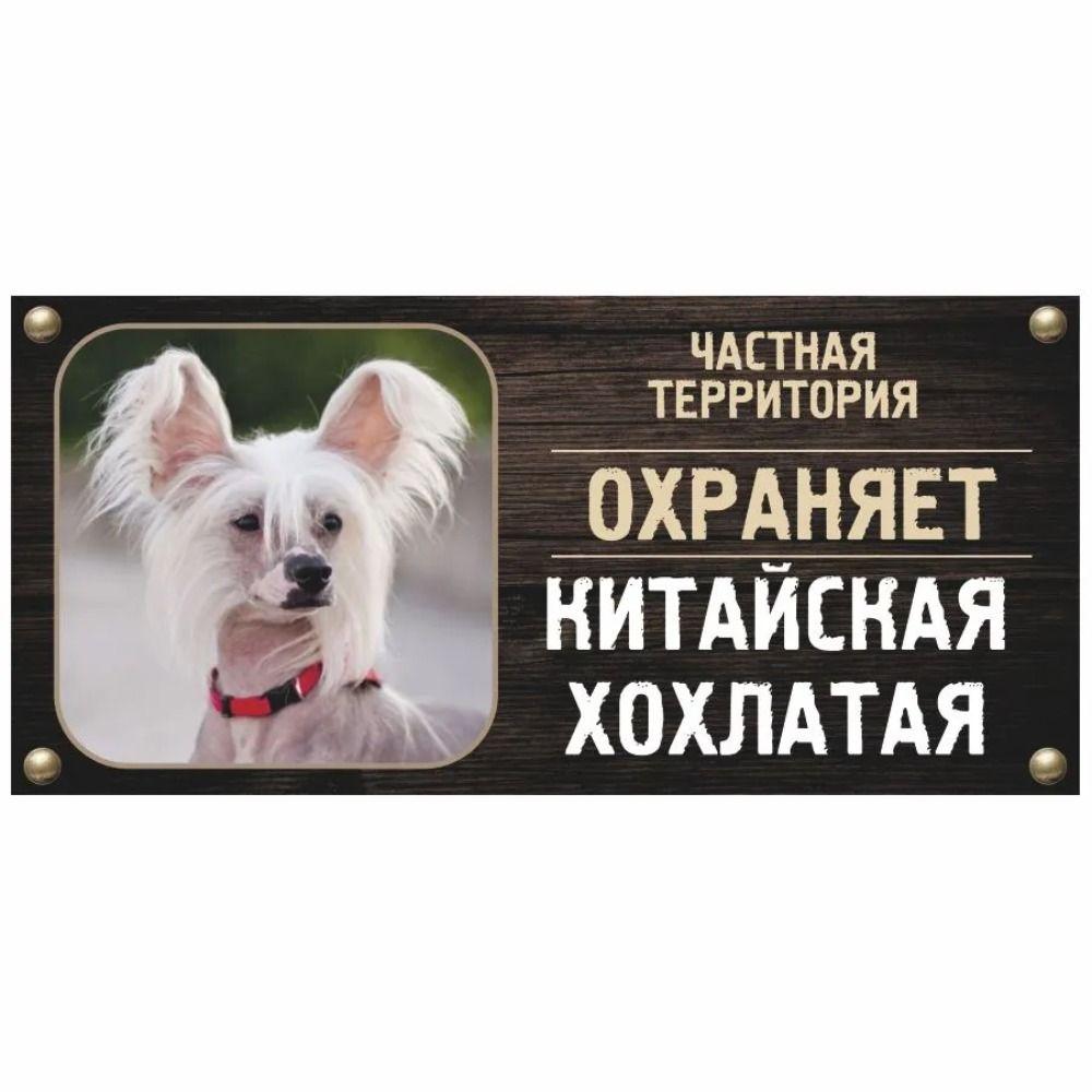DORA Tin Sign Guard Dog Private Property Sign Metal House Number Plaque