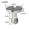 DSLR Camera Tripod Light Stand Camera Screw Tripod Mount Adapter Camera Plate Screw 1/4 Inch Screw
