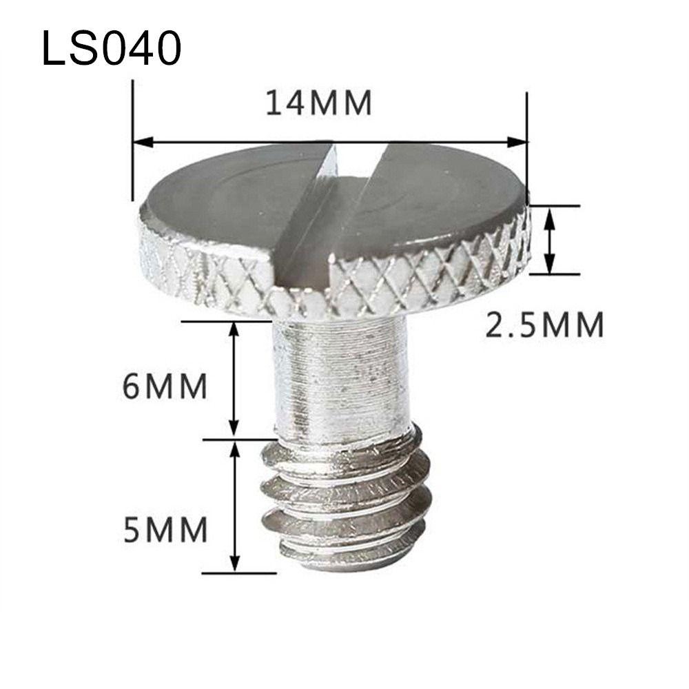 DSLR Camera Tripod Light Stand Camera Screw Tripod Mount Adapter Camera Plate Screw 1/4 Inch Screw