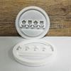 Bird Flower Wreath Silicones Molds for Making Room Decoration, Circular Shaped Resins Molds for Epoxy Resin Casting