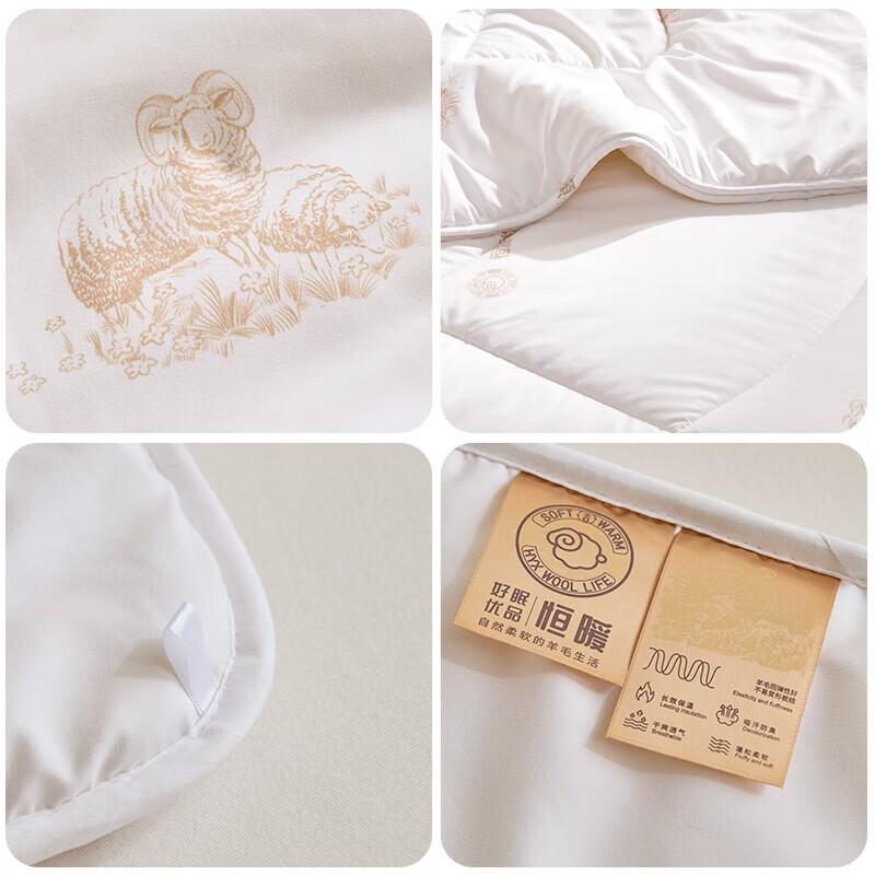 Hengyuanxiang 100% New Zealand A-Class Antibacterial Thickened Wool Quilt