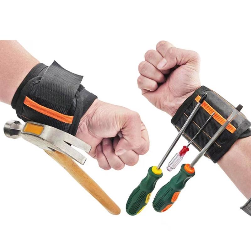 Convenient Adjustable Magnetic Wristband For Holding Small Tool Screws Nails DIYer Projects Men Women In Various Trades