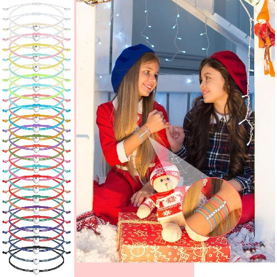 Cunno 100 Pcs Friendship Bracelets Bulk Heart Bracelets Colorful Adjustable String Star Motivational Gifts for Women Girls(Heart Style)