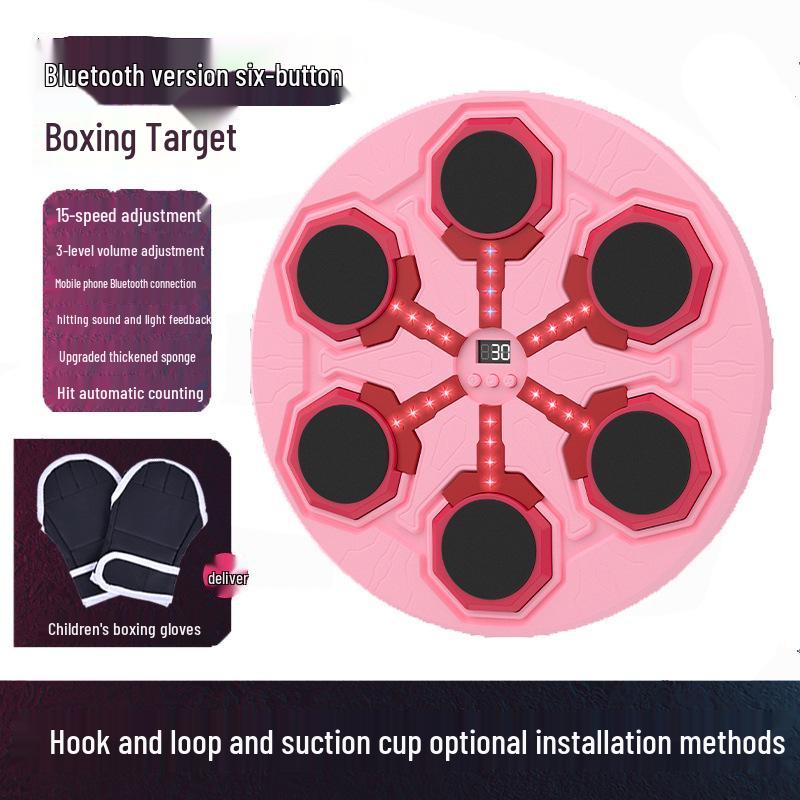 Kids  Interactive Music Boxing Wall – Home Parent-Child Training Equipment