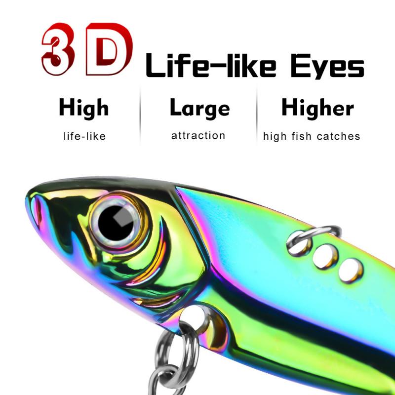 Dragon ToothVIBLure Bait Long Casting Metal Fake Bait Full Swim Layer Bass Pike Special Kill Vibrating Imitation Spinner