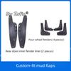 For BYD SEAL 08 2026 2027 Wheel Inner Fender Mud Flaps Splash Guard Durable Weather Car Protector Cover Interior Accessories