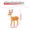 Christmas Reindeer Figurine Decoration Deer Statue for Table Centerpiece