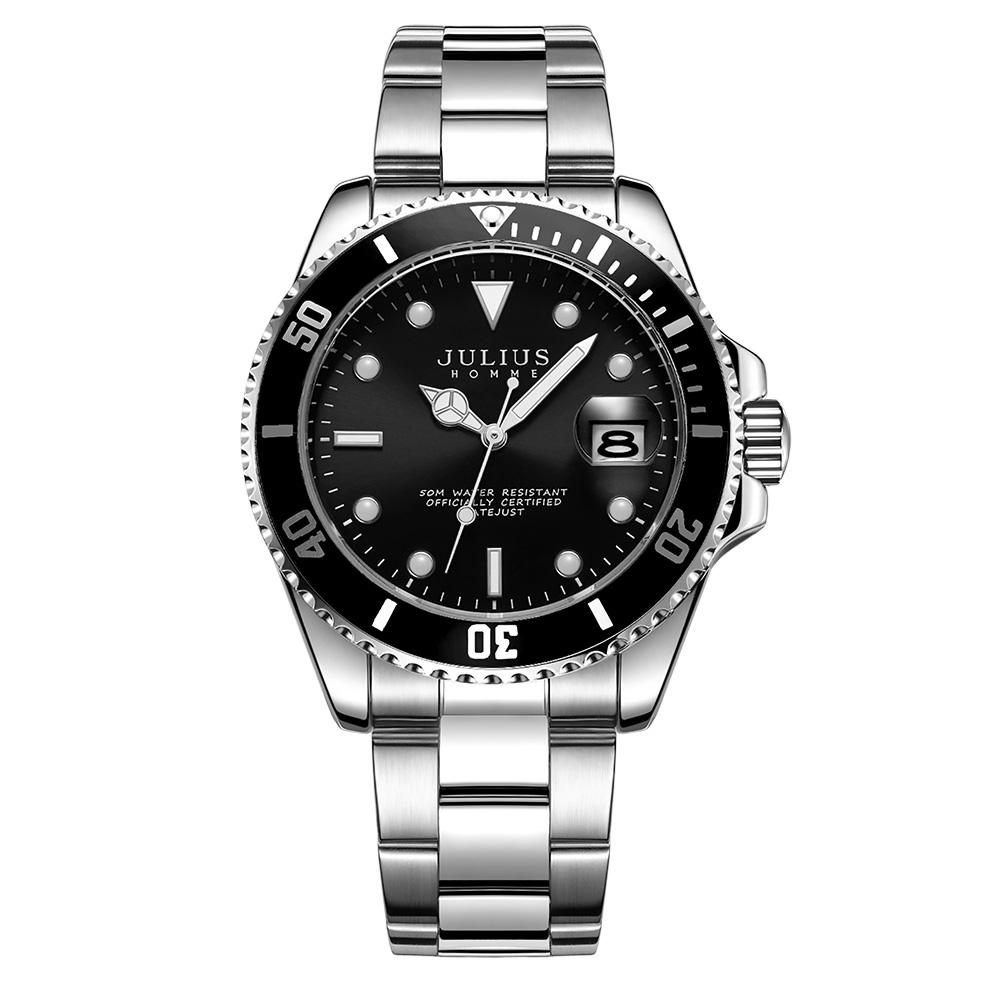 Jyullieoseu Jah-104 Men'S Subdiver Metal Watch