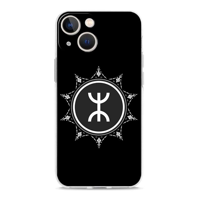 Amazigh Berber Flagge Luxus Transparente Handyhülle Für iPhone 15 14 13 12 mini 11 Pro Max XS X XR SE 7 8 Plus Klare Hülle