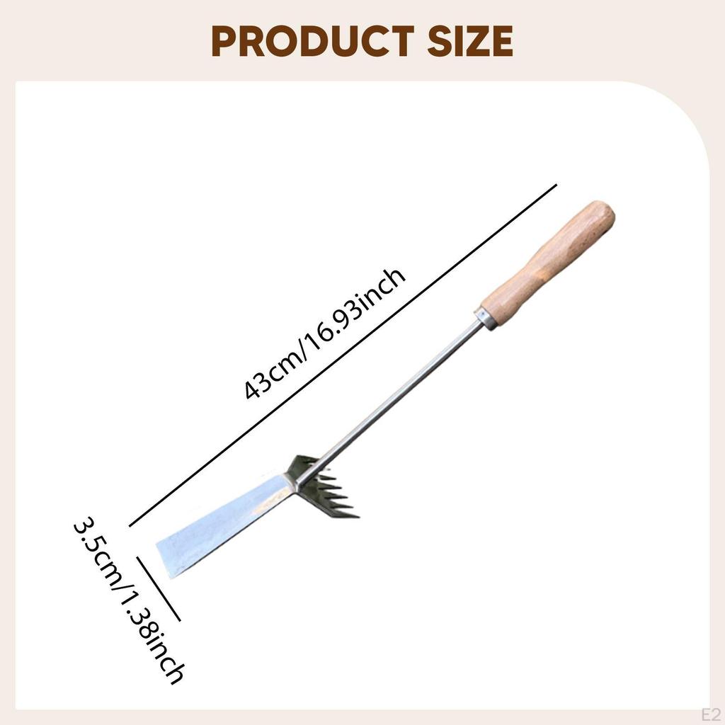 Weeds Pulling Tool Garden Hand Weeder with Ergonomic Handle Plant Remover Portable Weeding